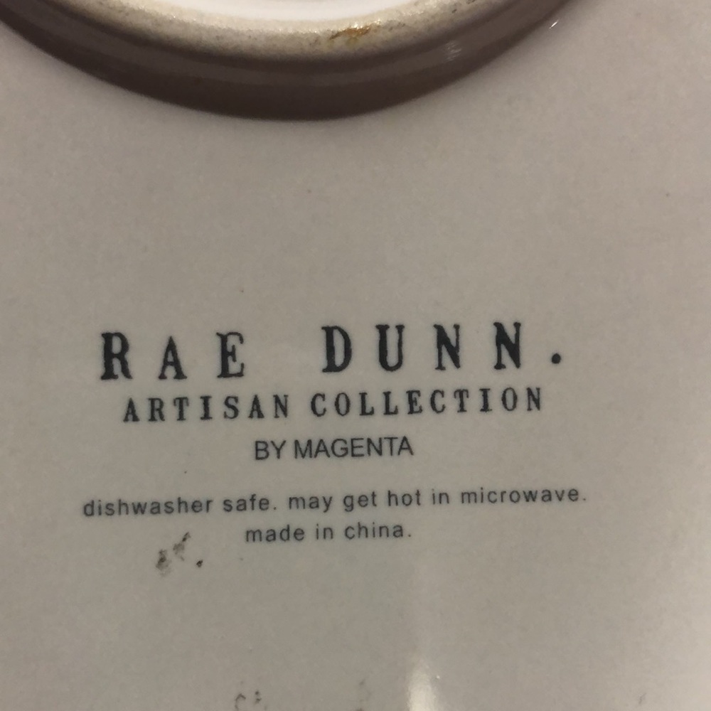 Rae Dunn heart shape plate Best Day Ever - Picture 4 of 6